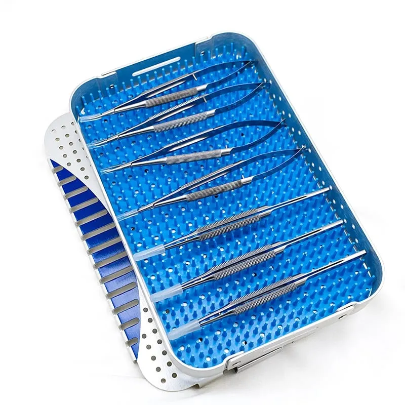 Ophthalmic Microsurgery Instruments Scissors Needle Holders Tweezers Stainless Steel 4/6/8 Piece Set Of Ophthalmic Surgical Tool — image 5