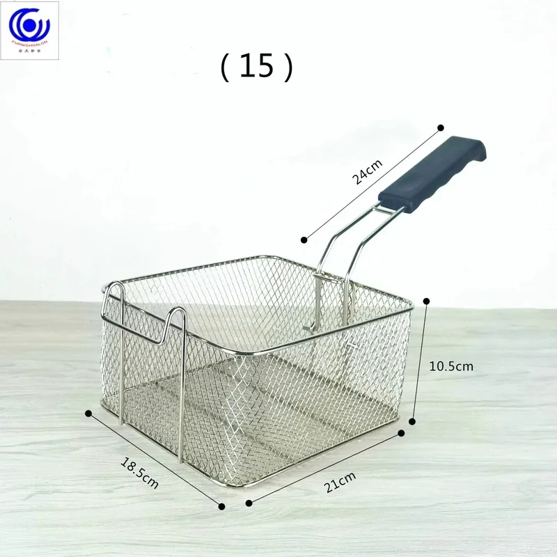 Stainless Steel Fryer Screen French Fries Frame Square Filter Net Encrypt Colander Shaped Frying Basket Fryers Meshed — image 24