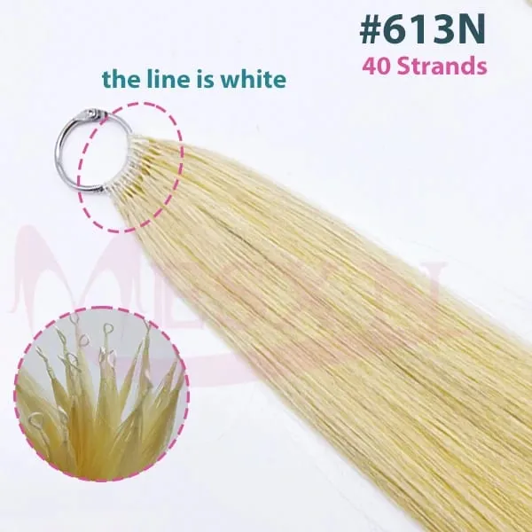 Third New Feather Hair Extensions 100% Human Hair Real Natural Hair Comfortable And Invisible Brown Blonde 613 Color