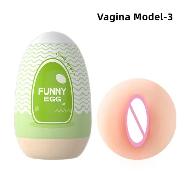 Cups Masturbator Egg Portable Stimulator Penis Massager Soft Rubber Adult Sex Toys for Men Realistic Vagina Pocket Pussy — image 10
