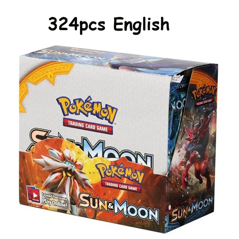 ★Newest 324Pcs Pokemon Cards Sun & Moon XY Evolutions Pokemon Booster Box Collectible Tradiner Card Game toy for children! — image 8