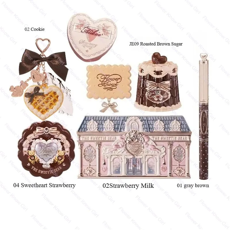 Sweet Treats Full Face Set Makeup Gift Set All In Shimmer Eye Shadow Palette Blush Powder Lip Jelly Gift Box — image 10