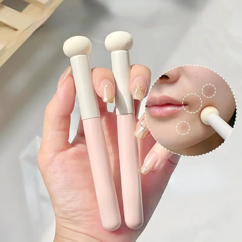 Concealer Makeup Brushes Mushroom Sponge Head Professional Lip Cosmetic Brush Face Foundation Blending Beauty Make Up Tool Women — image 1