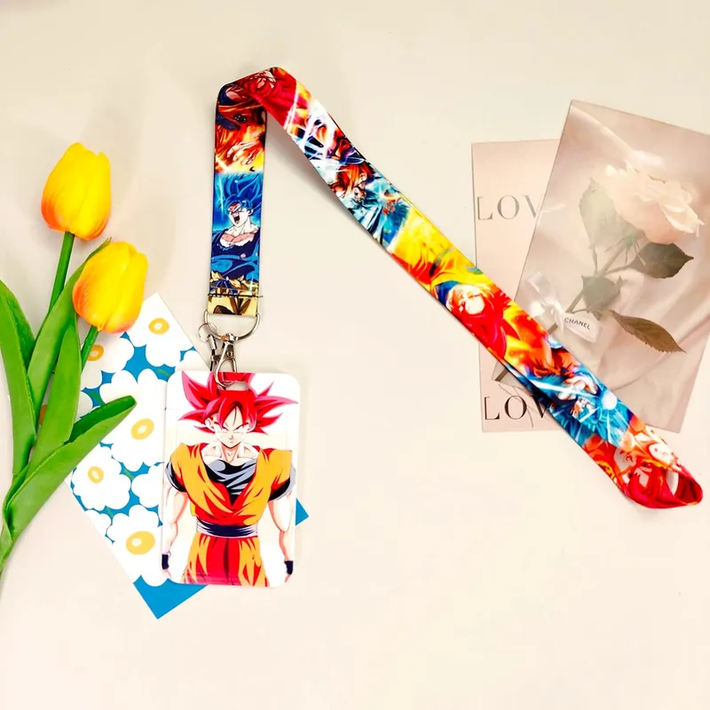 Dragon Ball Credential Holder Japanese Anime Lanyards for Key Neck Strap For Card Badge Gym Keychain Keyring Accessories Gifts — image 21