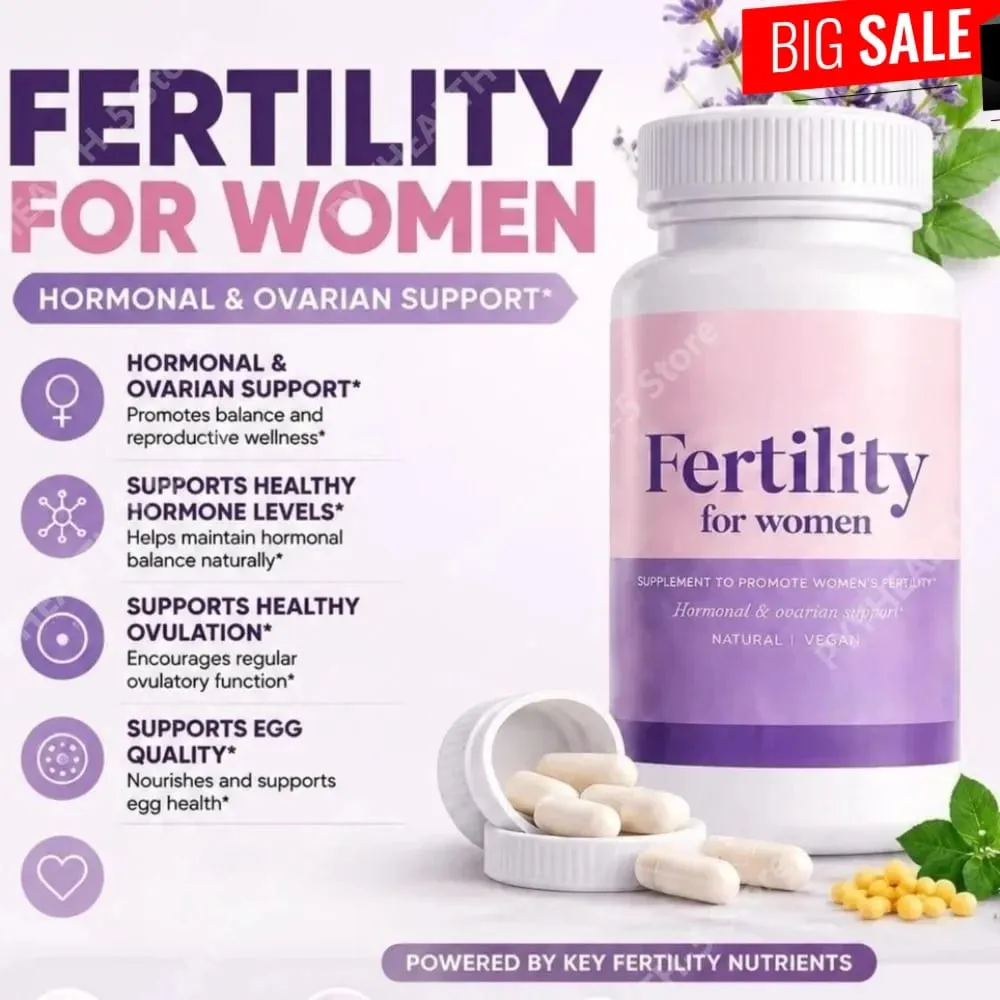 Fertilitetskapsler til kvinder Myo Inositol med methylfolat og multivitaminer Hormonel og ovariestøtte Sund ægløsning 60 Cts