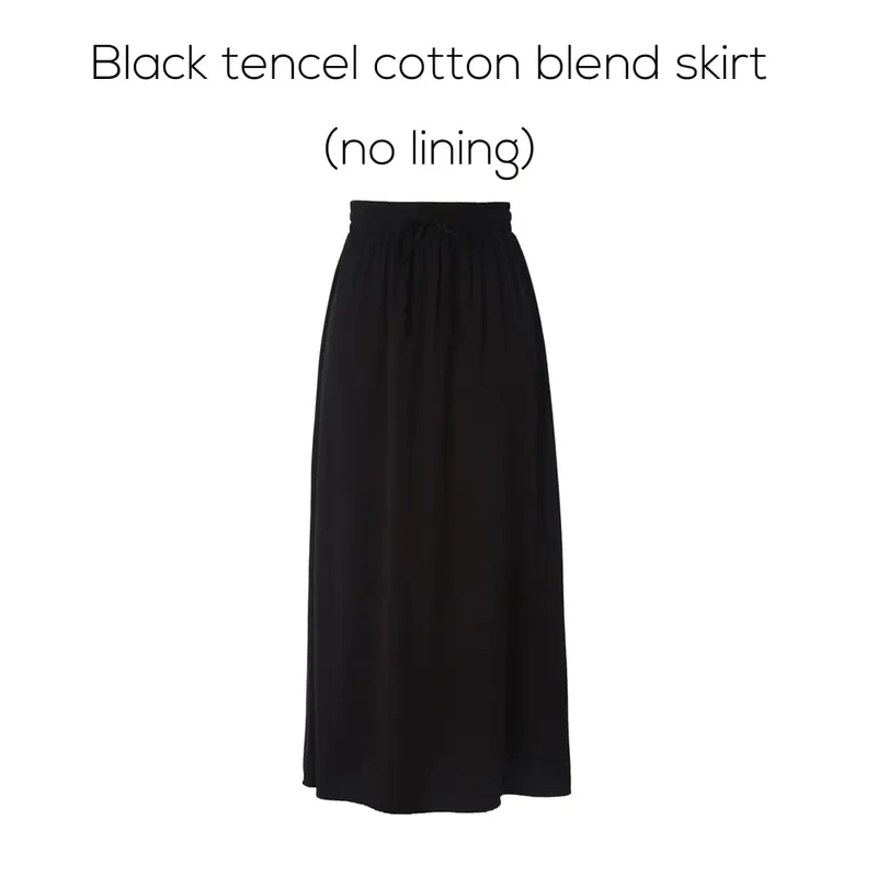 AP 2025 Spring and Summer Women Turn-down Collar Tee Soft Lady Cotton Blend Skirt Comfortable Casual — image 16