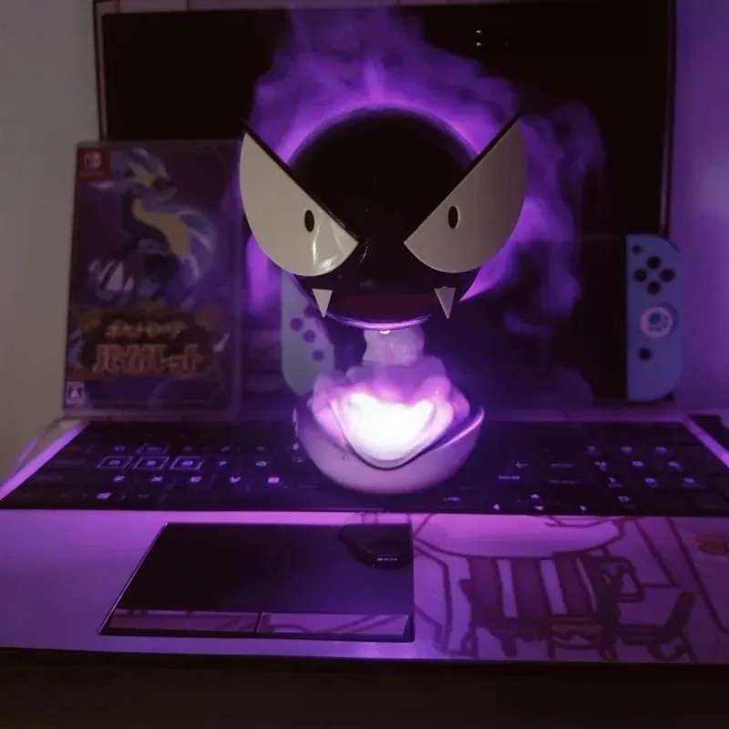 Anime PokéMon Gengar Spray Humidifier Nightlight Air Purifier Ambient Desktop Ornament Room Decoration Creative Periphery Gift — image 2