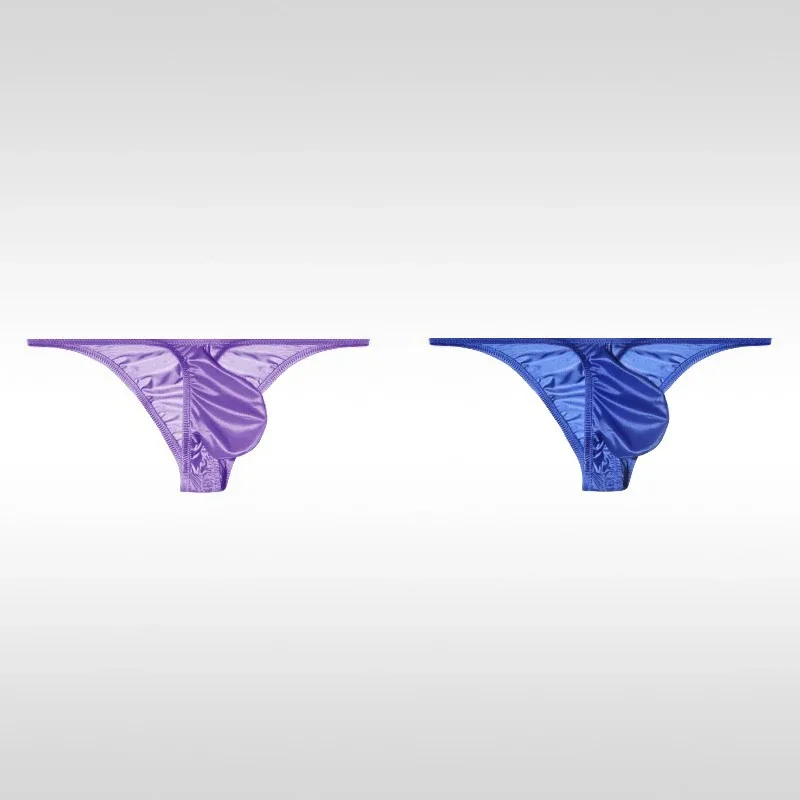Men's Underwear Ice Silk Low Rise Sexy Bikini Briefs — image 25