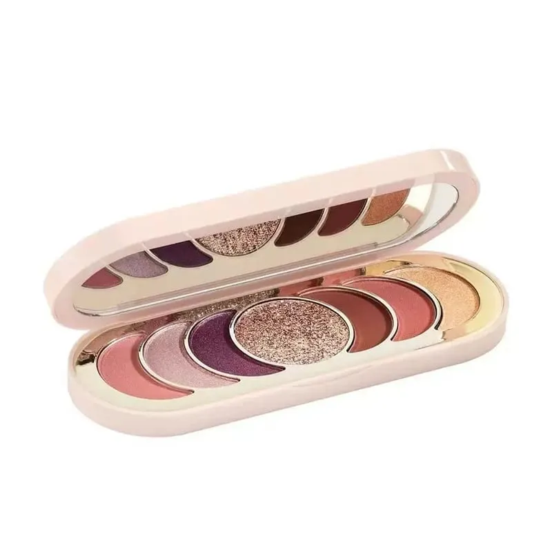 Luxury Rare Beauty 7 Colors Discovery Eyeshadow Palette Matte Glitter Metallic Pink Purple Nude Eye Makeup Long Lasting Cosmetic