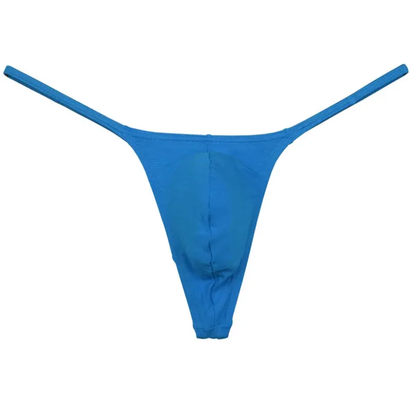 Men Modal String Thong Underwear Male Minimal Coverage Hipster T-back Jock Strap — image 11