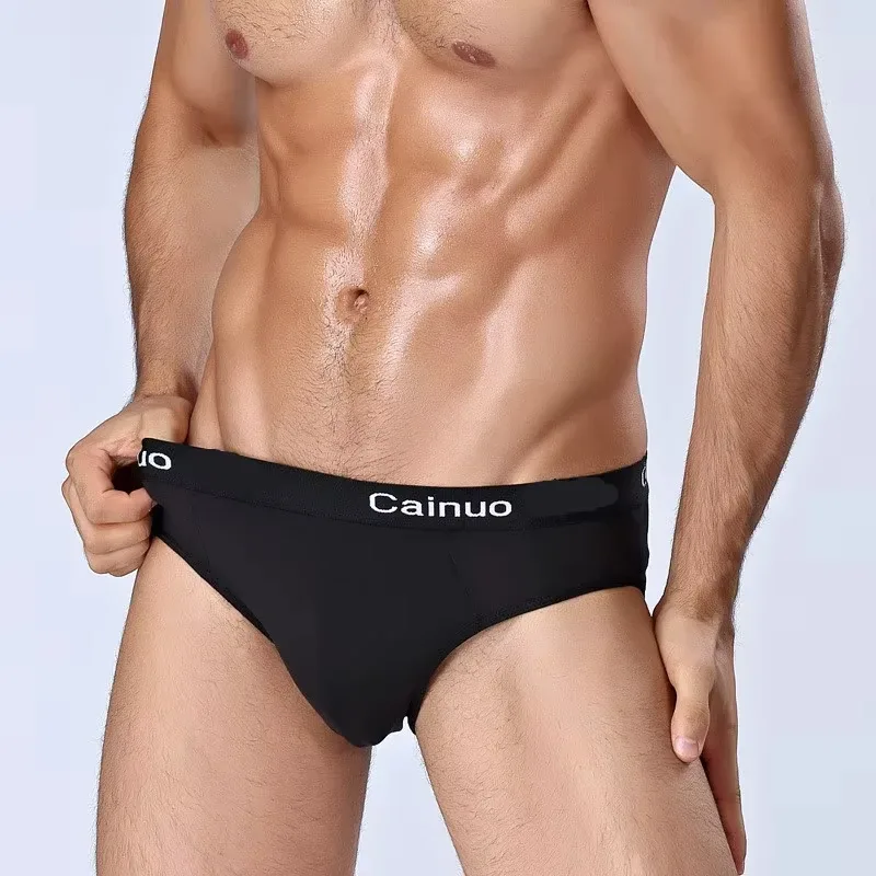 5Pcs/Set Men Briefs Summer Men’s Underwear Male Large Size Elastic Boy Underpants Comfortable Solid Fungi-Proofing Men Panties — image 6