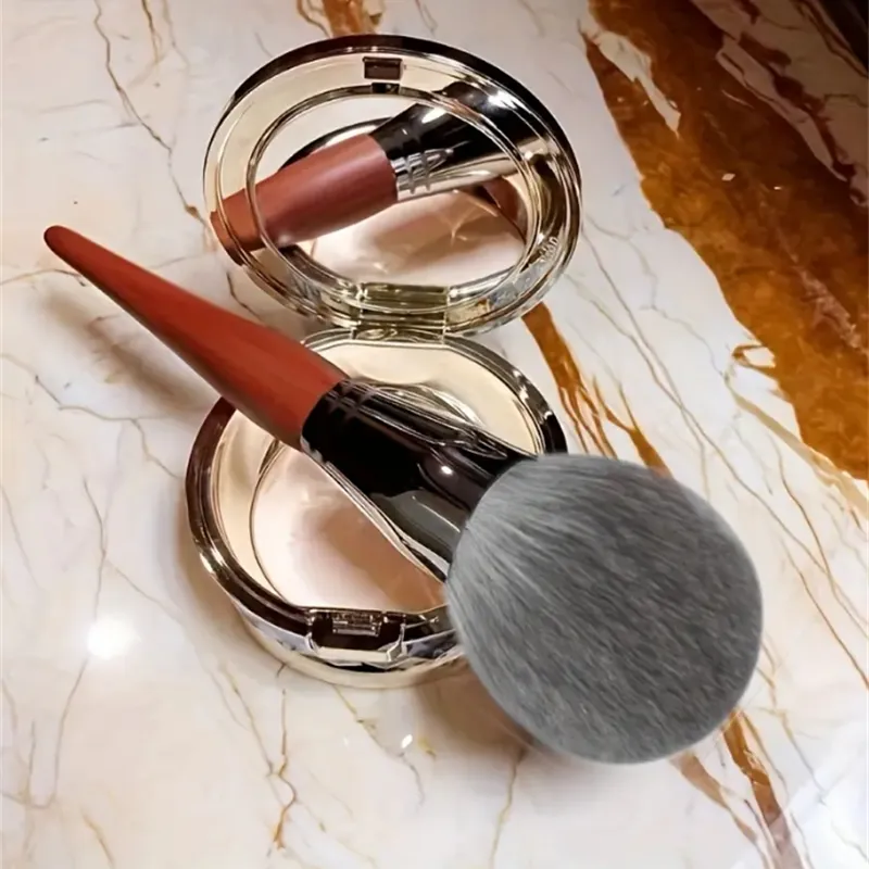 Loose Powder Brush Large Soft Nylon Bristles Round Powder Brushes Foundation Blush Brush Blush & Contour Makeup Cosmetic Brushes — image 5