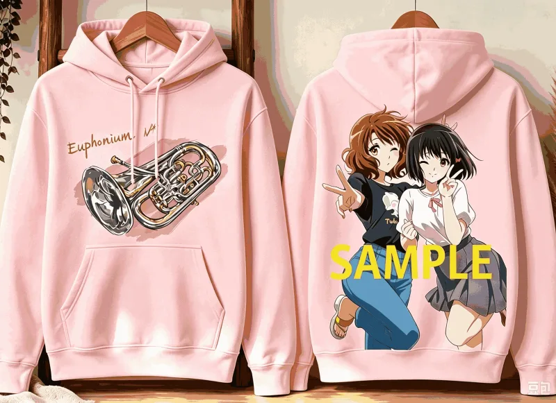 Sound! Euphonium Neutral Men's and Women's Fashion Hip Hop Oversized Unisex hoodies sweatshirt Sports Graphic Comfortable soft