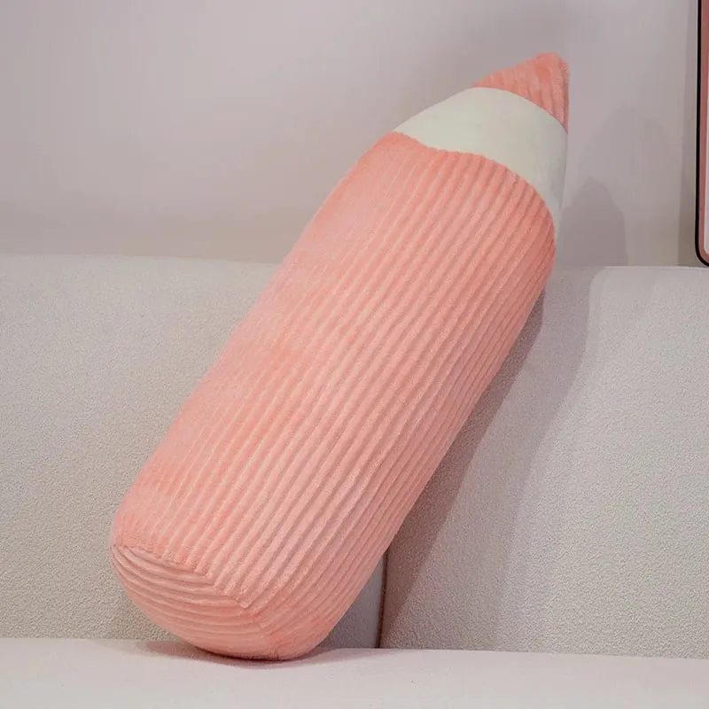 70CM Cartoon Colored Pencil Plush Pillow Soft Sofa Room Cushion Simulation Crayon Toys Nice Gifts