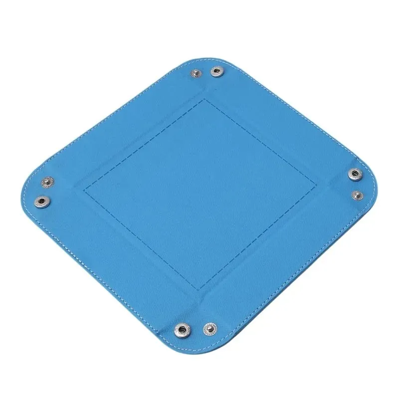 Game Dice Tray Solid Color Dice Box Games Dice Storage Portable Folding Dice Storage Rolling Tray For Use — image 6