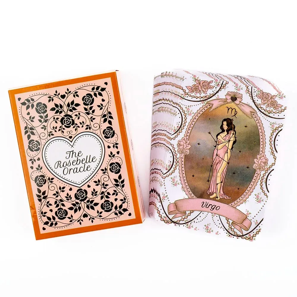 The Rosebelle Oracle cards A 65 Cards English Version Tarot Deck Divination Party Divination Edition Deck Board Playing Games — image 3