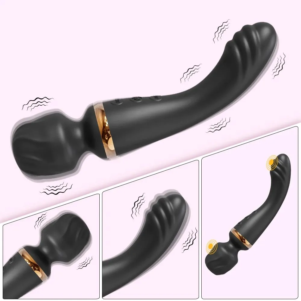 2 in 1 Vibrator AV Wand for Women G-Spot Clit Vagina Stimulator Nipples Breast Massager Female Masturbator Sex Toy for Women — image 1