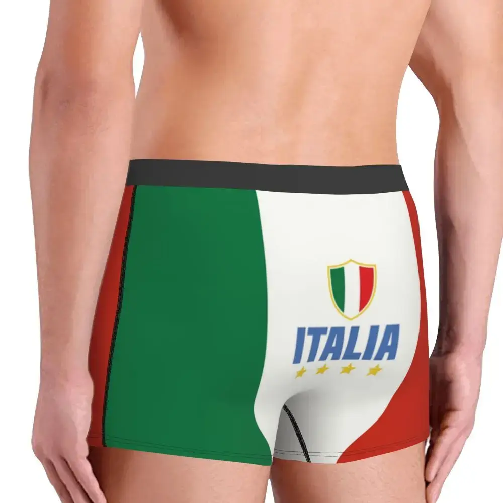 Flag Of Italy Underwear Men Sexy Print Customized Italian Patriotic Boxer Briefs Shorts Panties Soft Underpants — image 5