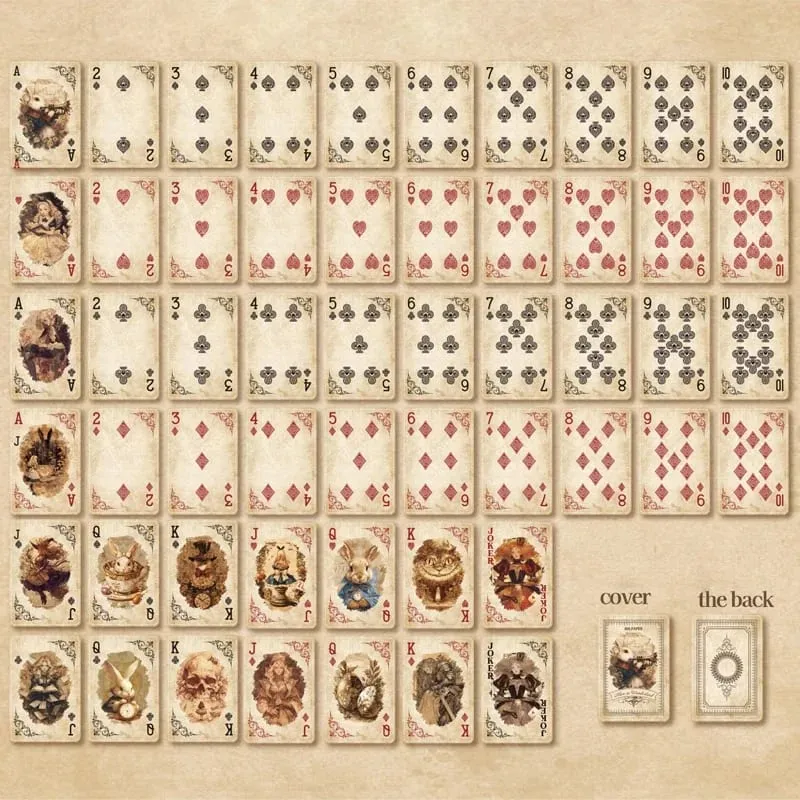 Mr.Paper Table Card Game 54/Box Butterfly Halloween Little Witch Printed Mini Poker Cards Halloween Christmas Gift for Children — image 10