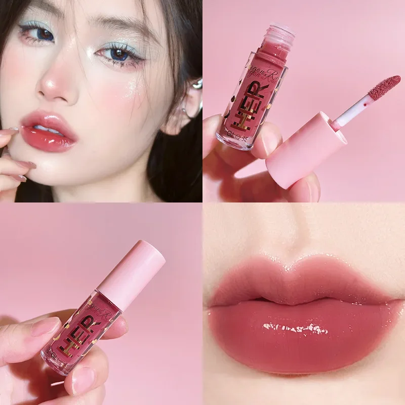 8 Colors Liquid Lipstick Waterproof Moisturizing Long Lasting Shiny Lip Gloss Natural Makeup Jelly Lip Glaze Shimmer Cosmetics — image 5