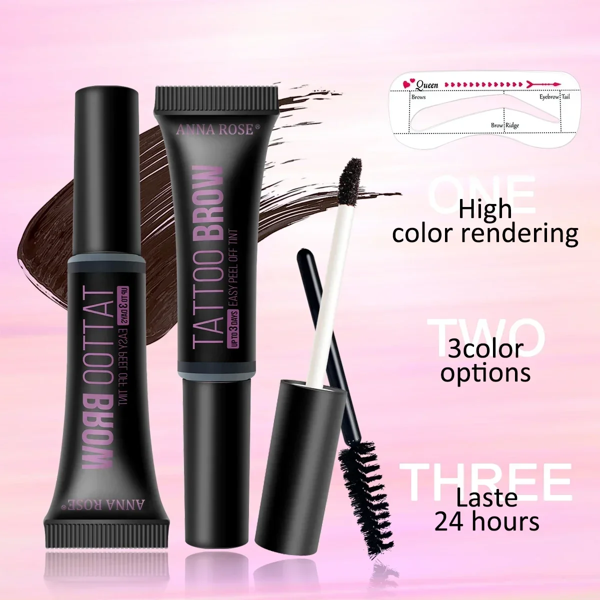 Peel-Off Eyebrow Gel Tint Waterproof Brow Tattoo Cream Long-Lasting Brow Dye Natural Eye Brow Shaping Makeup for Women — image 5