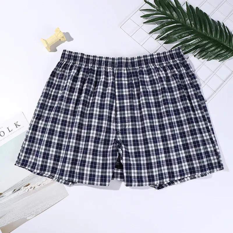 3PCS Choice 100% Cotton Men'S Panties Man Plaid Same Style As Celebrity Underwear Man Boxers Sexy Lingerie Men'S Clothing — image 9