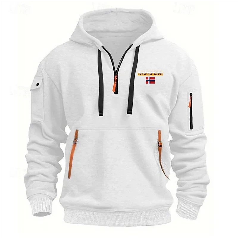 Men's and Women's Printed Hooded Sweatshirts Loose Pullover Black Camel Fashionable Spring and Autumn Hoodies for Men and Women — image 10