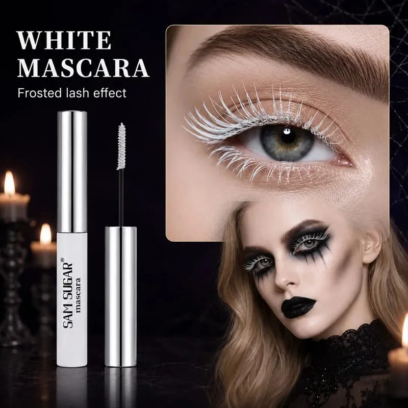 3PCS Halloween Makeup Kit Mascara White Foundation Stick Black Face Paint Stick Goth Vampire Skeleton SFX Cosplay Costume Party — image 3