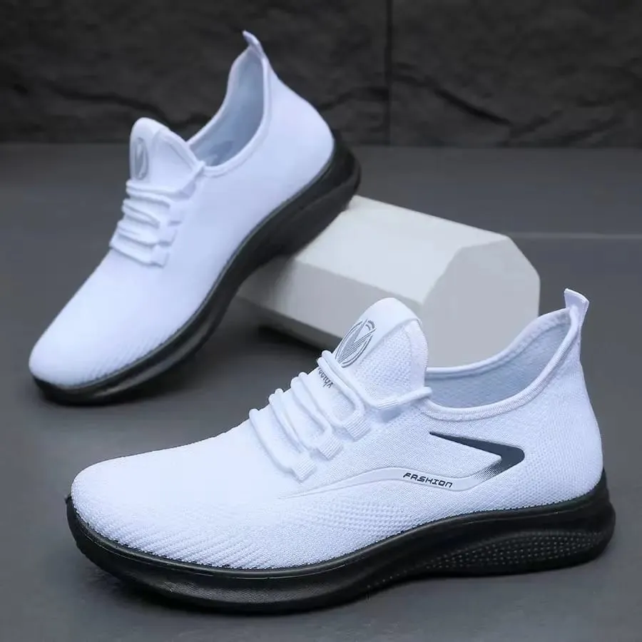 Atmungsaktive Slip-On-Schuhe mit Air-Strick-Obermaterial, flexible, weiche, rutschfeste Sohle, lässige Lauftrainer für den täglichen Gebrauch zu jeder Jahreszeit — image 9