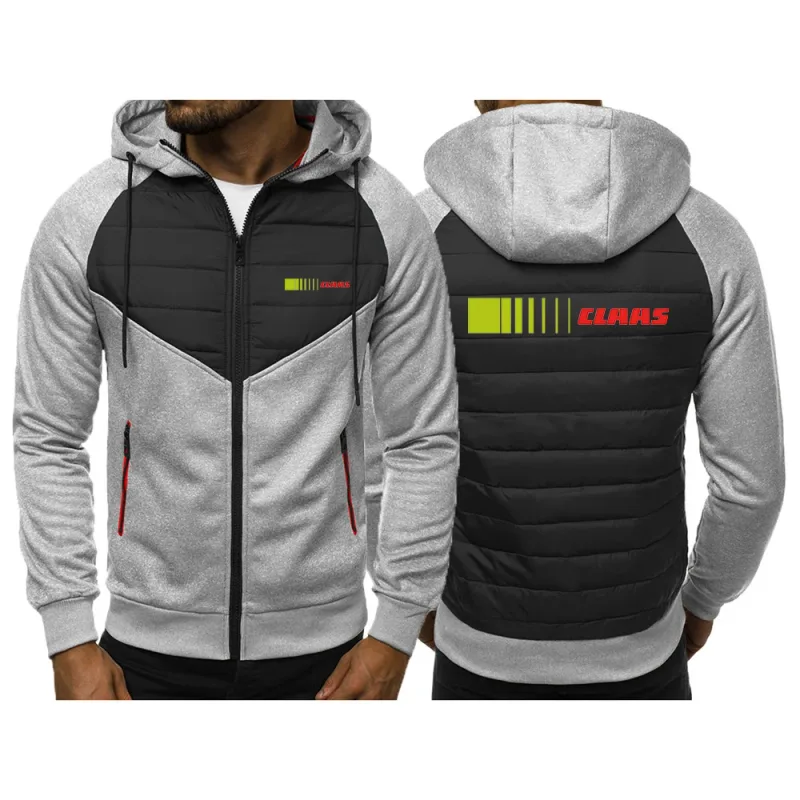 Claas – veste de loisirs pour hommes, nouveau Style, mode printemps et automne, sweat-shirt avec coutures tricolores, hauts confortables en coton, 2024 — image 5