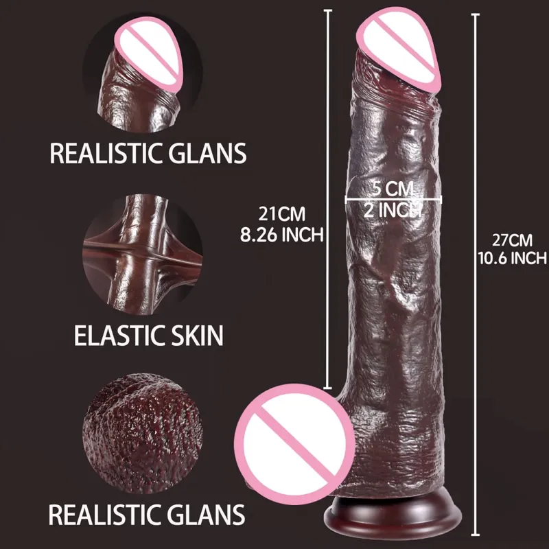 Realistic Dildos Skin Sliding Foreskin Testicles Dildo for Woman Masturbation Anal Vaginal Stimulation Strapon Silicone Sex Toys — image 7