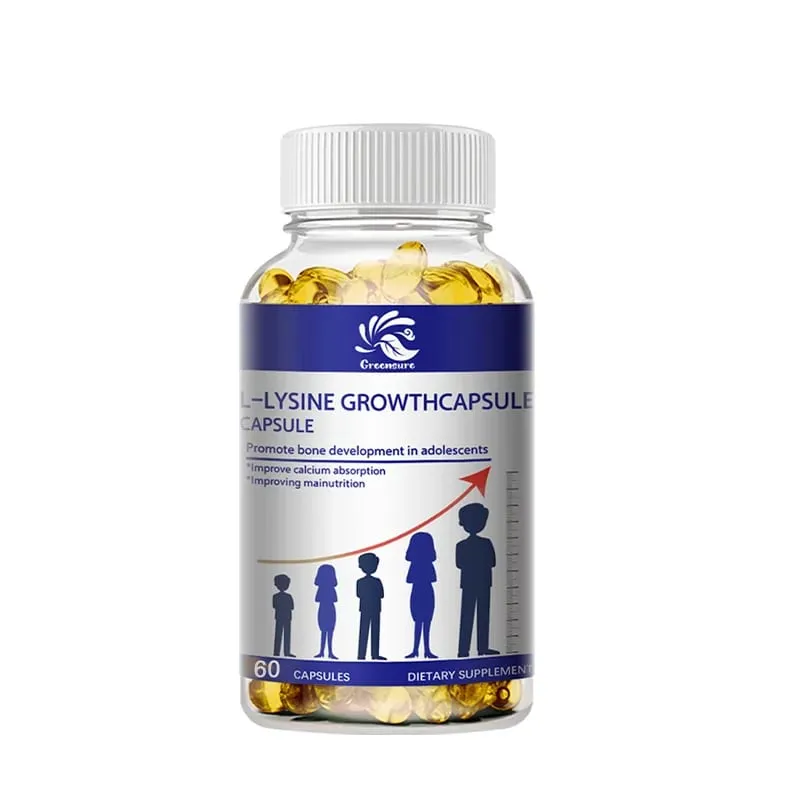 Growth Hormone Support Capsules - With L-Arginine & GABA for Healthy Development