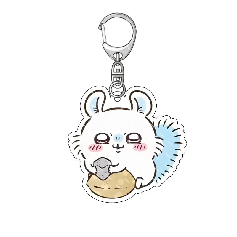 jiyi Pendant Anime Comic Acrylic Peripheral Keychain Hachiware Usagi Cute Pendant Bag Hanging Decoration Decoration
