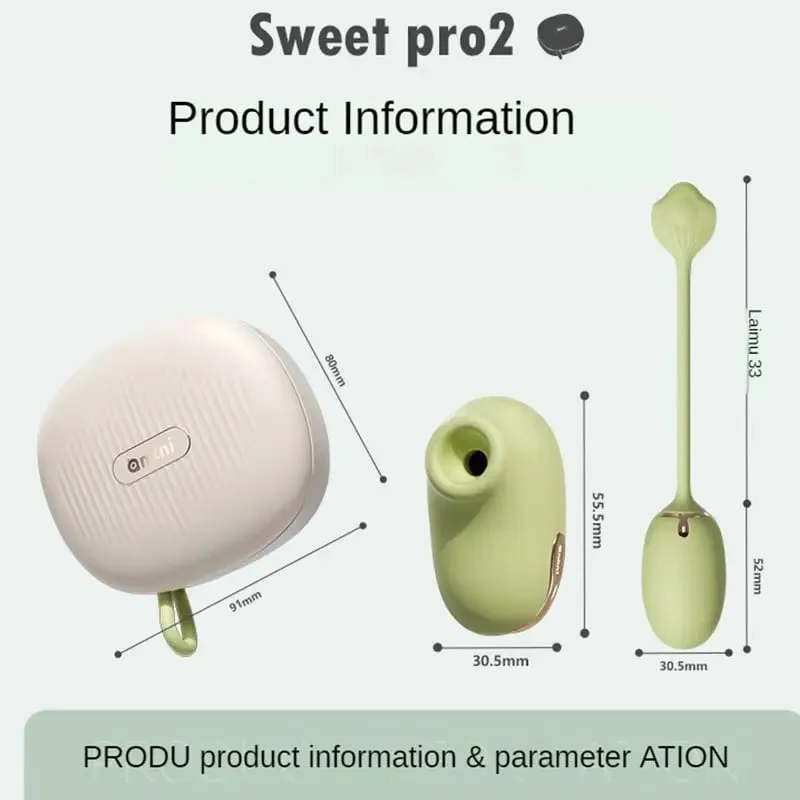 Magic Box Clitoral Sucking Vibrator with Vibrating Egg G Spot Nipple Sucker Stimulator 18 Speeds Vagina Ball Sex Toys for Woman