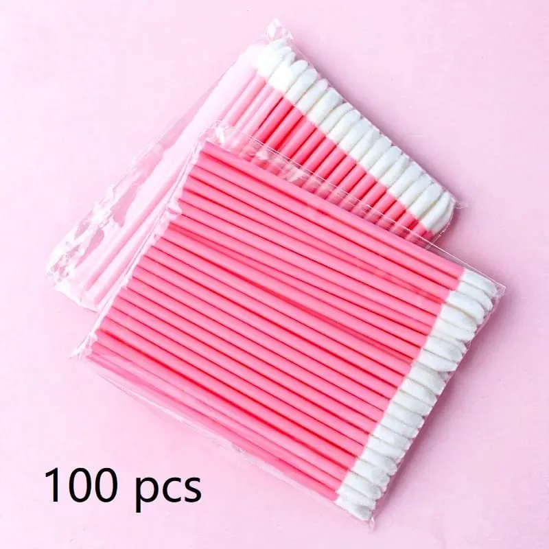 Makeup Brushes 5/50/100 Pcs Black Lip Brushes Applicator Eyelash Brushes Gloss Lipstick Wands Cosmetic Professional Make Up Tool