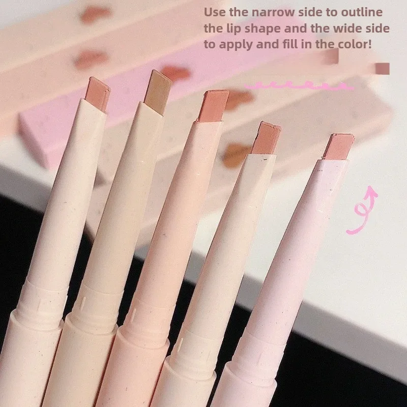 Matte Lip Liner Outline Lips Lipstick Pen Waterproof Long-lasting Color Lip Pencil Lipstick Pen