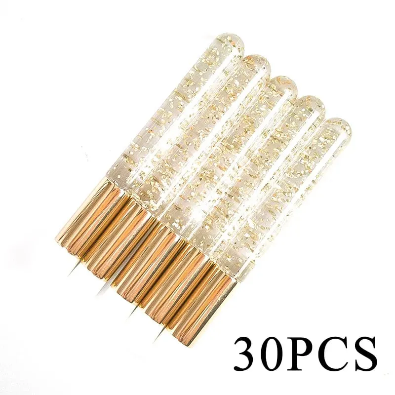 30/50/100pcs Eyelash Cleaning Brushes for Eyelash Extensions Glitter Lash Shampoo Brushes Nose Pore Cleansing Makeup Tools