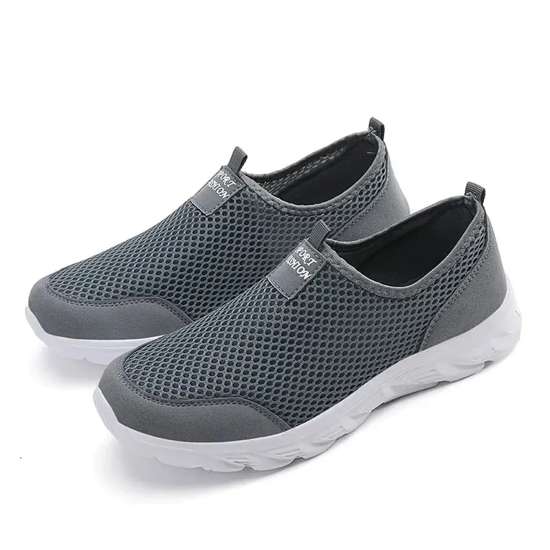 Men's Sneakers Lightweight Breathable Air Mesh Casual Running Shoes Non Slip Comfortable Slip on Sneakers for Men — image 9