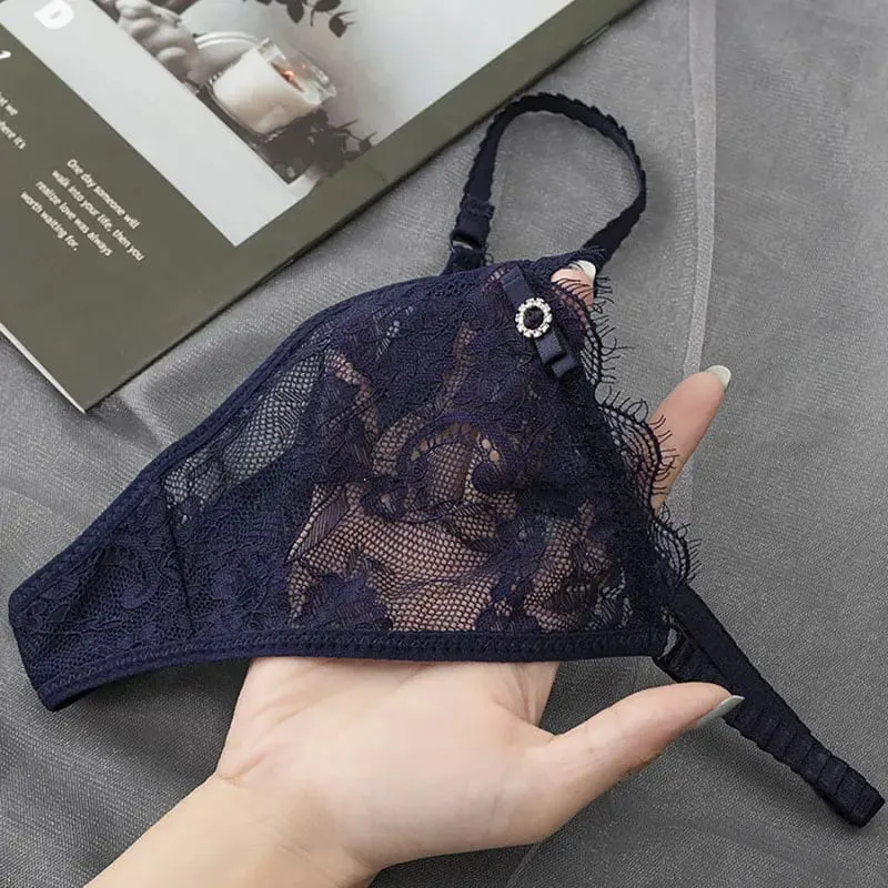 Kant Vrouwen Ondergoed Mini Slipje Fancy Elegante Slips Sexy Transparante Vrouwelijke Lingerie Intieme Kleding Lage Taille G-String — image 7