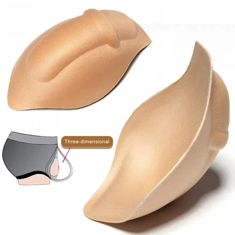 Ropa interior acolchada para hombre, accesorio de ropa interior acolchada que mejora el bulto con ropa interior para hombre, almohadilla de copa de realce para bañadores para uso diario — image 3