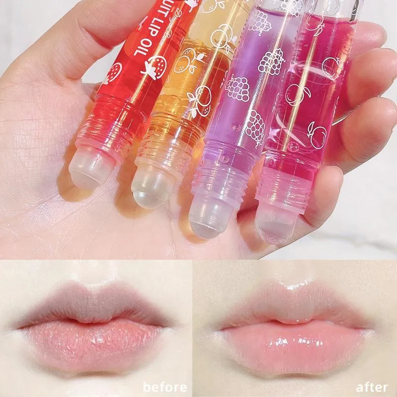 Roll On Lip Gloss Glossy Lip Make-up For Kids And Teens Fruit Flavored Lip Gloss For Kids Safe Non Toxic Kids Makeup