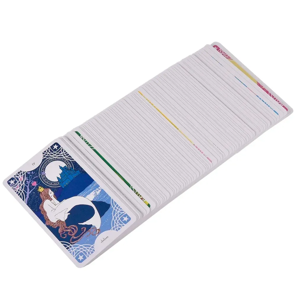 Star Spinner Tarot Cards A 81 Tarot Table Deck Oracle Card English Fun Playing Divination Fate Board Games for Women