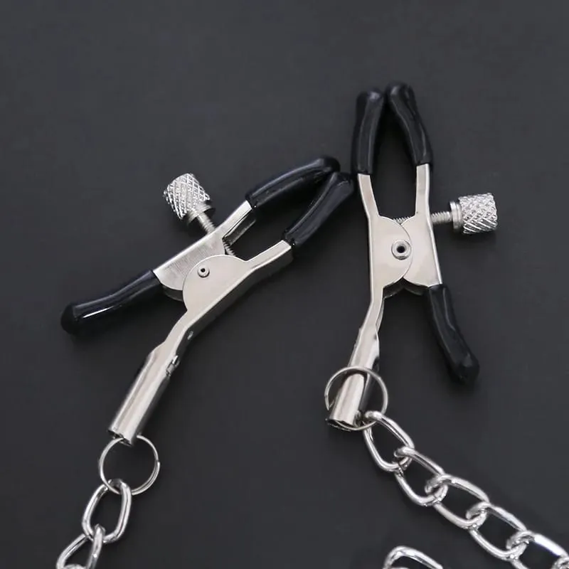 No Vibrator Nipple Clamp With Chain Nipple Clips BDSM Fetish Clamps Bondage Adult Games Couples Sex Toys For Women Products 18 — image 3