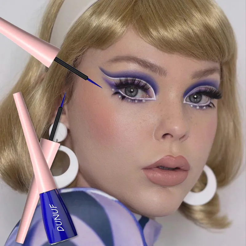 Blue Eye Liner Pen Liquid Eyeliner Pencil Eye Makeup Ultra-thin Long-Lasting Quick-Dry Eye Liner Original Korean Makeup Cosmetic — image 4