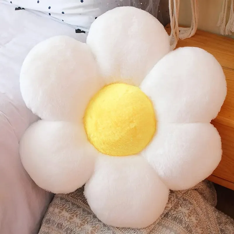 New Nordic Ball Solid Color Cushion Stuffed Flower Plush Pillow for Sofa Waist Office Cushion Kid Toy Gifts Home Decoration