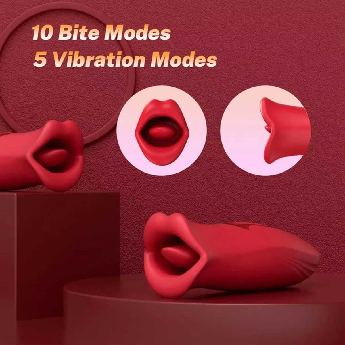 G-Punkt-Vibrator für Damen, Dildo, Zungenlecken, Saugen, Nippel- und Klitoris-Stimulator für weibliche Masturbation, echtes Gefühl, Silikon, für Erwachsene