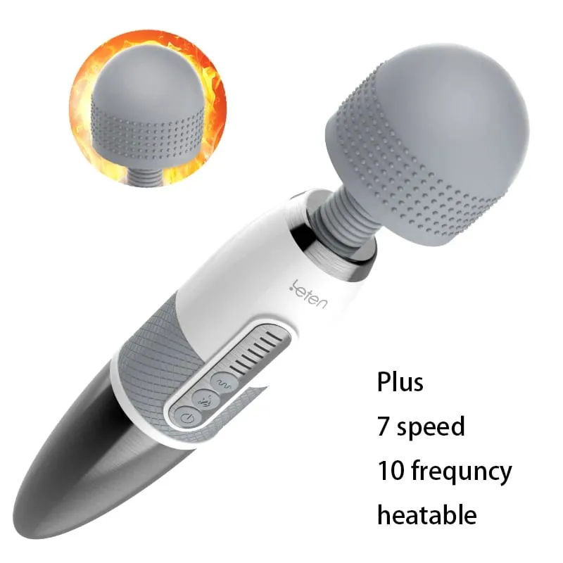 Leten Clitoral Vibrator for Female Masturbation Orgasm AV Stick Magic Wand Massager Stimulate Nipple Clitoris Sex Toys for Woman