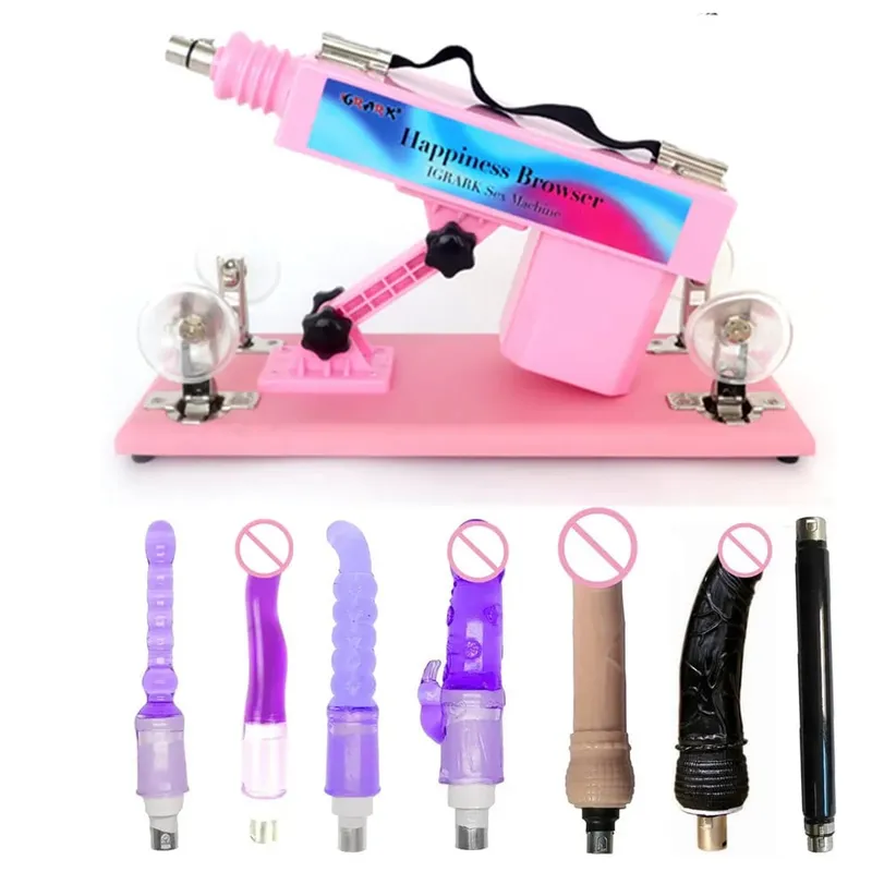 Strong Motor Automatic Vibartor Sex Machine with Dildo Attachments Adjustable Gun Love Machine Sex Toys for Man Women Adult Game — image 18