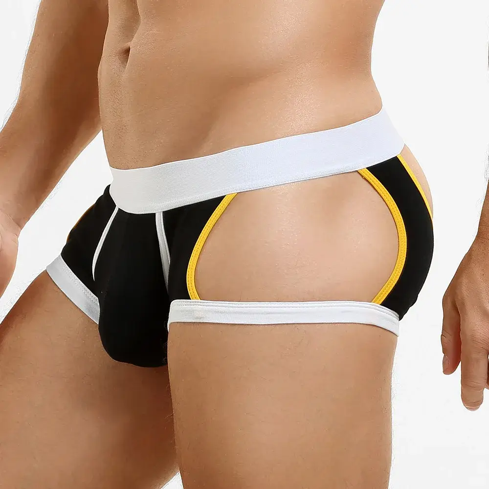 Men's Low-Waist U-Shape Flat Briefs Underwear Trendy Side-Light Design Comfortable Innerwear for Men — image 26