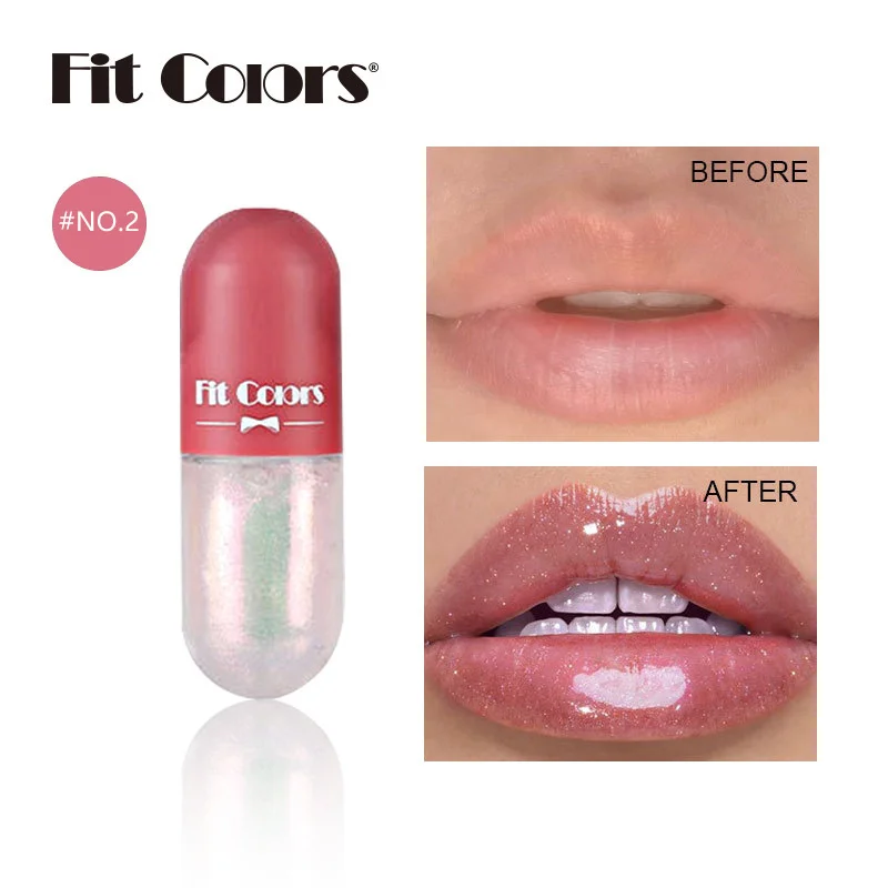 Mini Capsule Liquid Lip Blam Moisturizing Transparent Color Changing Lip Plumping Oil Mirror Jelly Plumping Lip Gloss Cosmetic — image 8